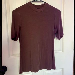 Mock Neck Short sleeve Top